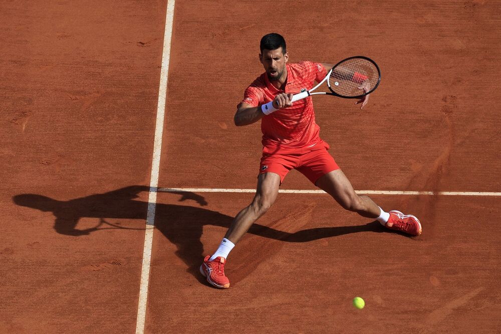 Novak Đoković na Mastersu u Monte Karlu 2023. godine