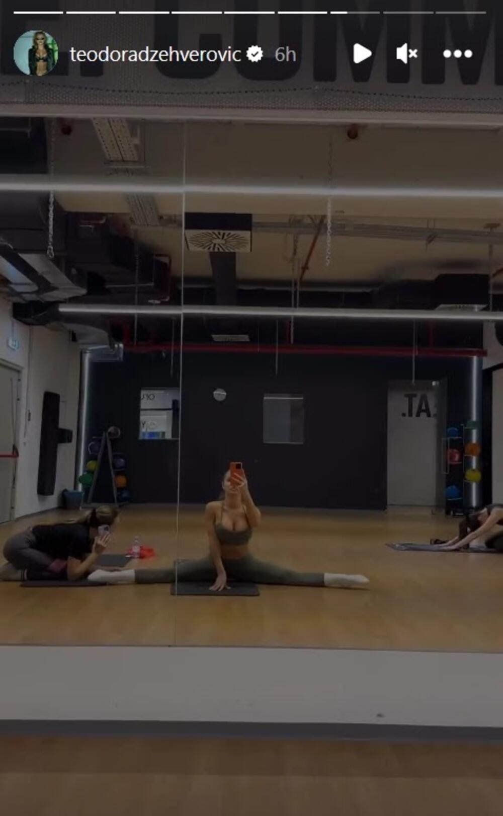 Pevačica je na Instagramu podelila izazovni snimak iz teretane 