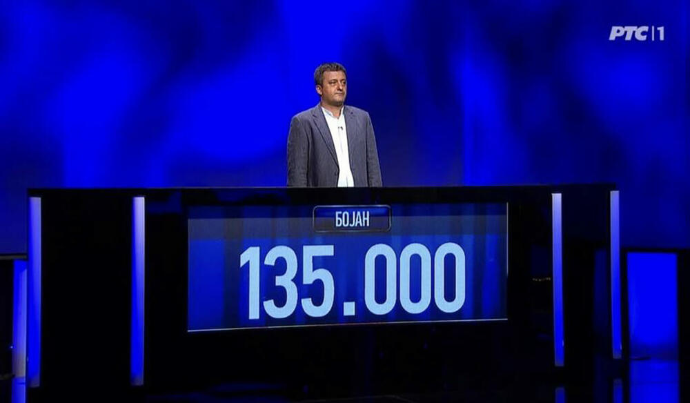 Bojan Muratović je osvojio 135.000 dinara