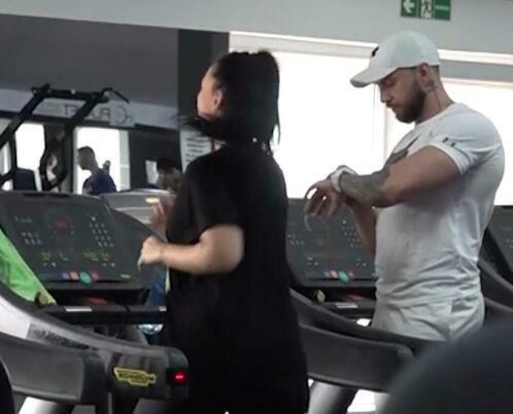 Sanja Vučić u teretani