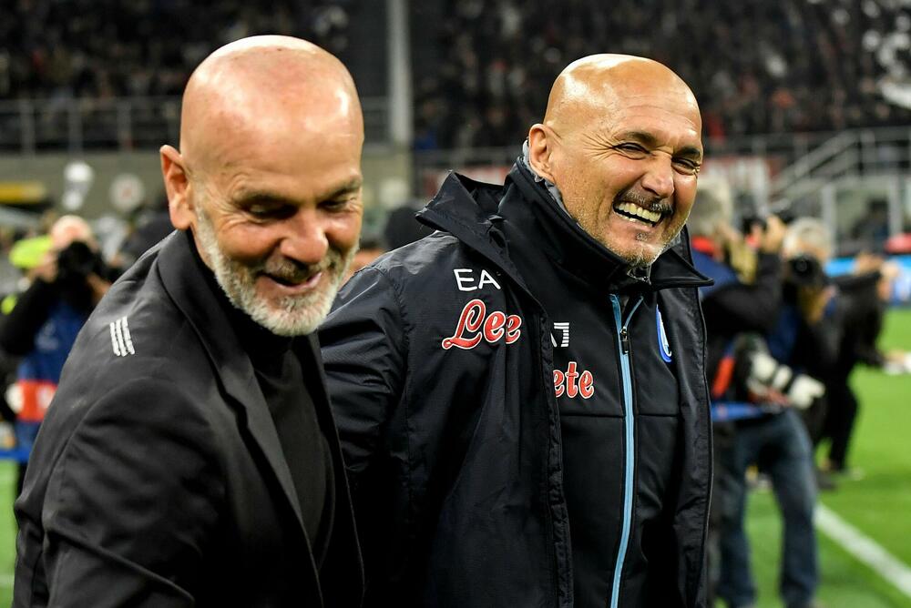 Stefano Pioli, trener Milana i Lućano Spaleti