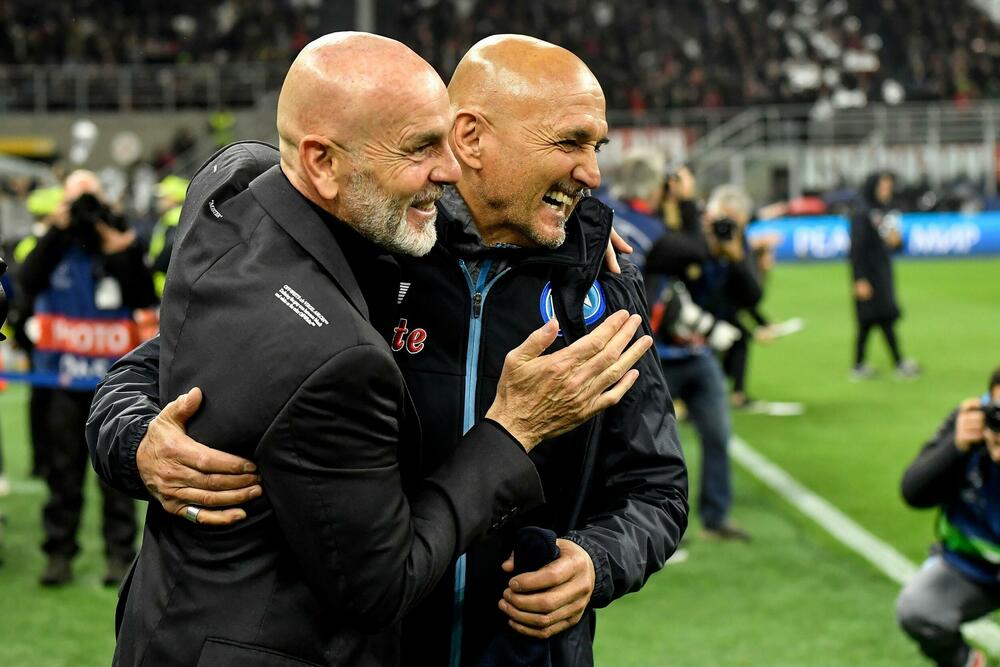 Stefano Pioli i Lućano Spaleti, trener Napolija