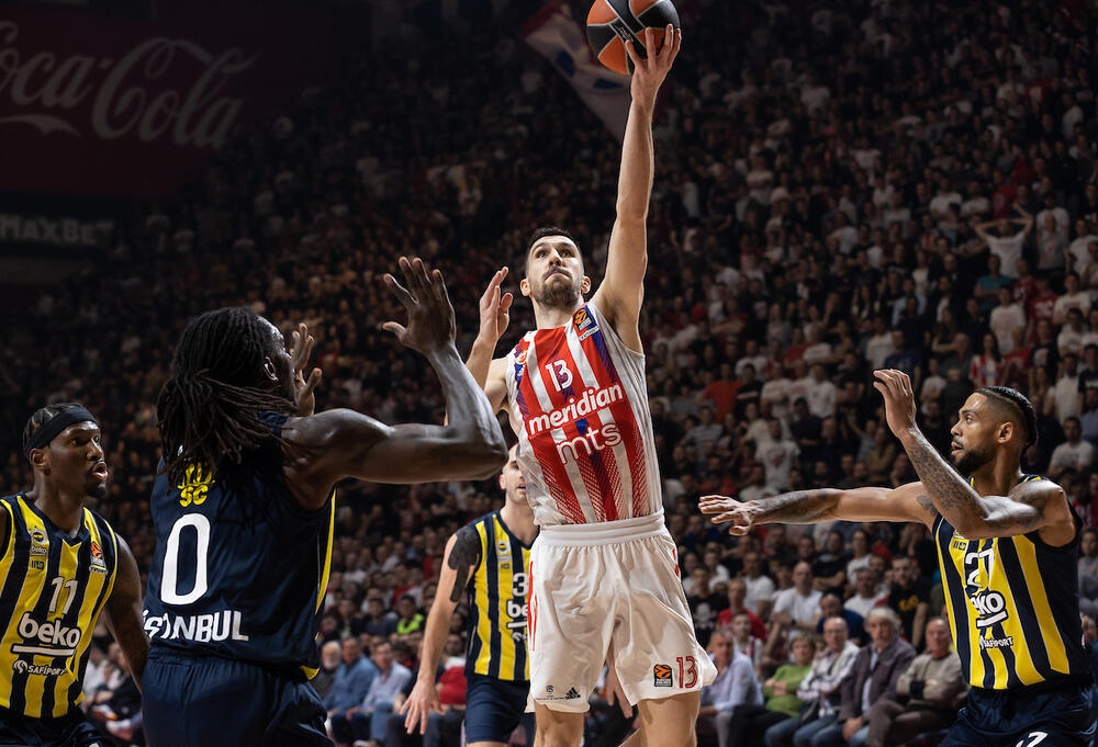 Detalj sa utakmice Crvene zvezde i Fenerbahčea