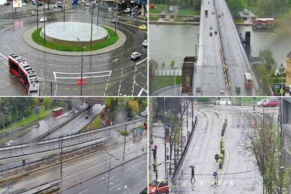 BEOGRAD GOTOVO PRAZAN: Na ulicama nema ŽIVE DUŠE, evo šta se dešava u CENTRU GRADA (FOTO)
