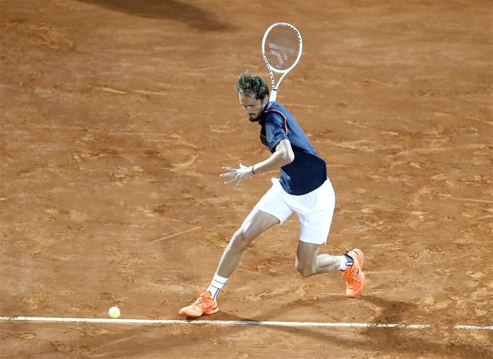 Danil Medvedev na terenu Mastersa u Monte Karlu