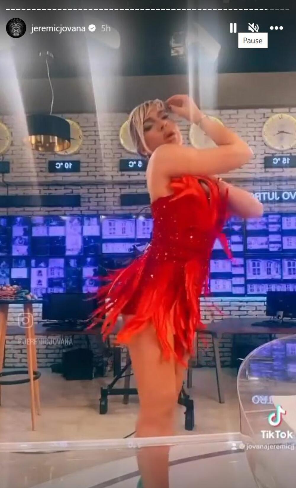 Jovana Jeremić zaigrala u emisiji