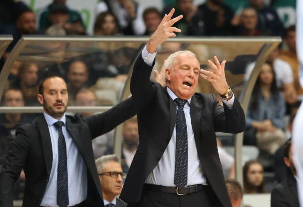 Željko Obradović na utakmici Zadra i Partizana