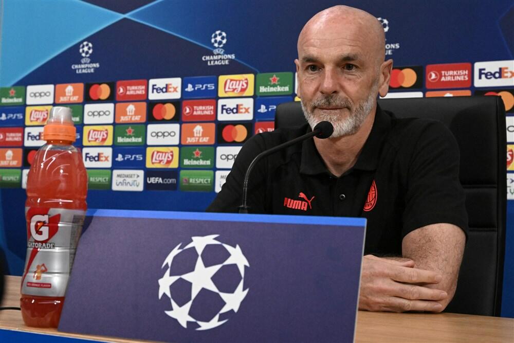 Stefano Pioli na konferenciji za medije pred utakmicu Napilija i Milana