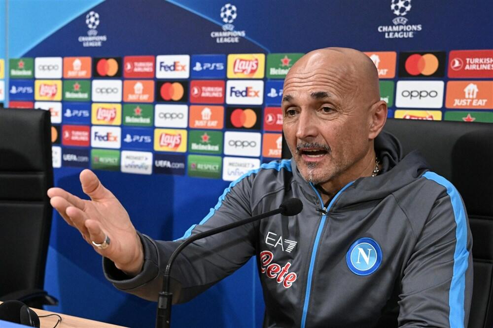 Lućano Spaleti na konferenciji za medije pred utakmicu Napolija i Milana