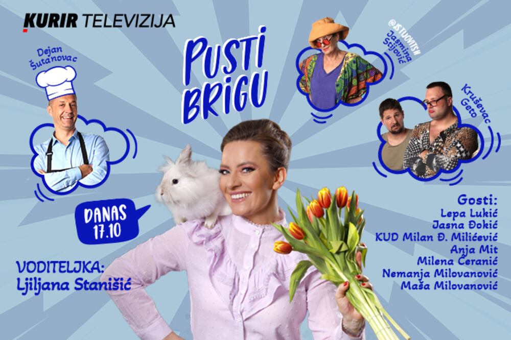 NOVA VODITELJKA EMISIJE "PUSTI BRIGU"! Svi je znamo kao oštru na jeziku, a evo kakva je kada pusti brigu