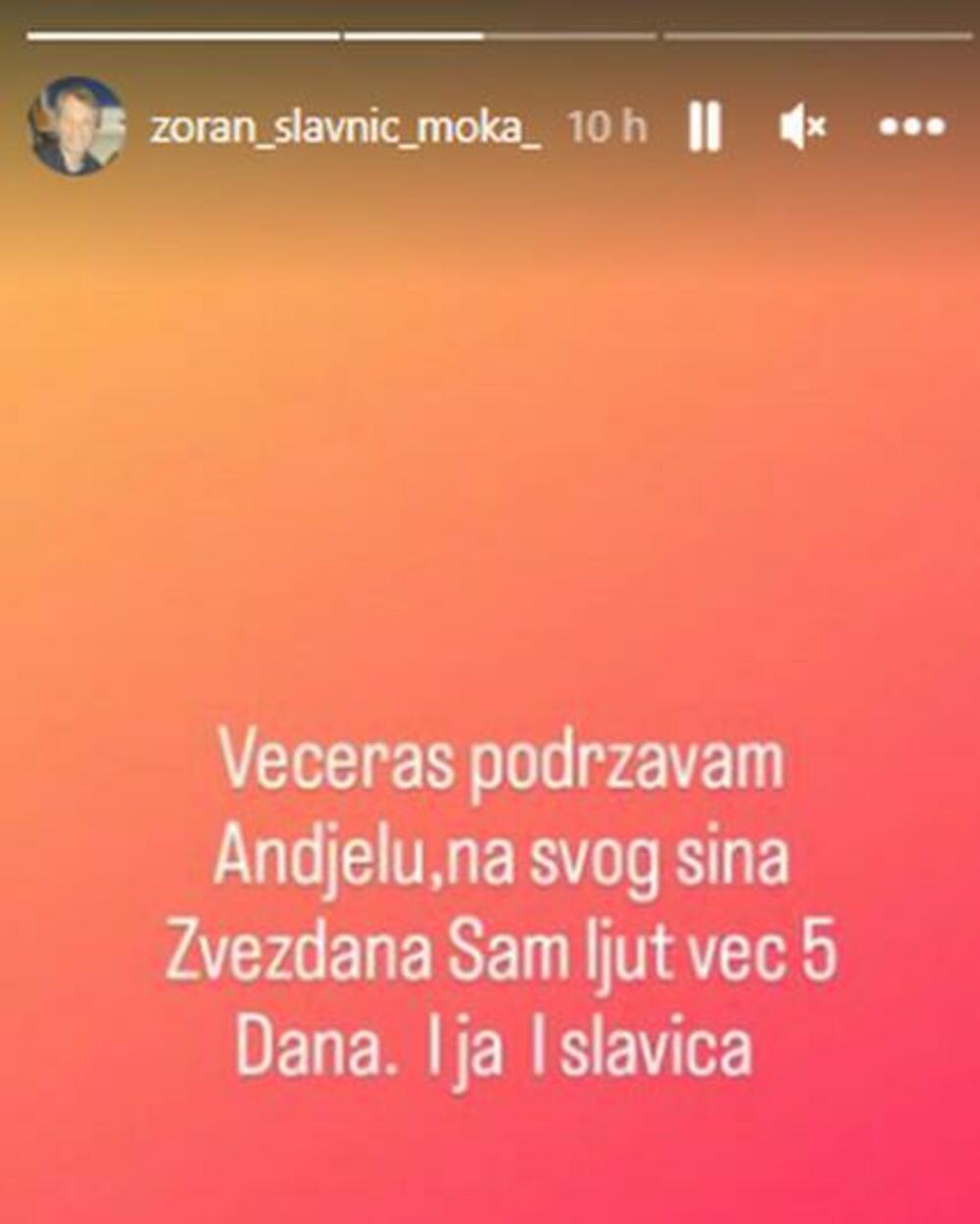 Objava Moke Slavnića