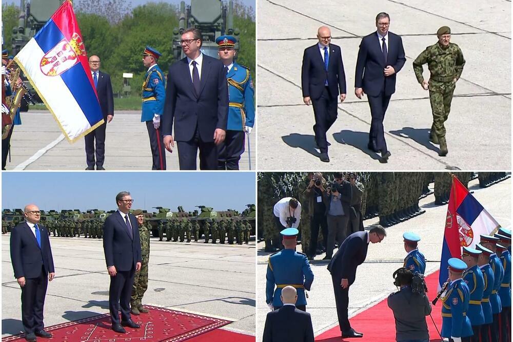 "GRANIT 2023" U BATANIJICI: Prvi put prikazani CH-95 i "mistral", "leteći tenkovi" nadleću aerodrom (FOTO)