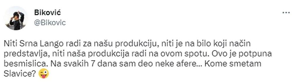 Miloš Biković se oglasio povodom afere u koju je upleten
