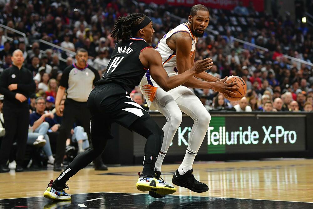 Detalj sa utakmice Los Anđeles Klipersa i Finiks Sansa