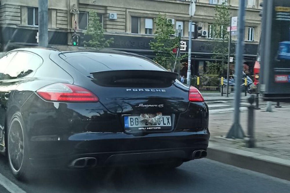 VOZIŠ AUTO KOJI KOŠTA KAO STAN, PA STAVIŠ KRPU DA TI NE BI PISALI KAZNU OD 900 DIN: Mreže gore zbog vozača PORŠEA