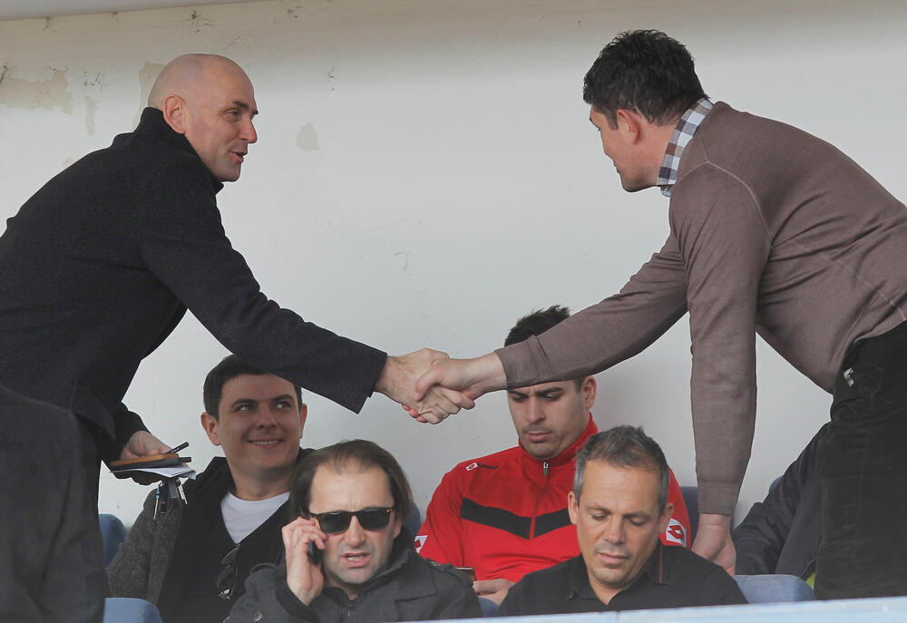 Budimir Vujačić (levo)