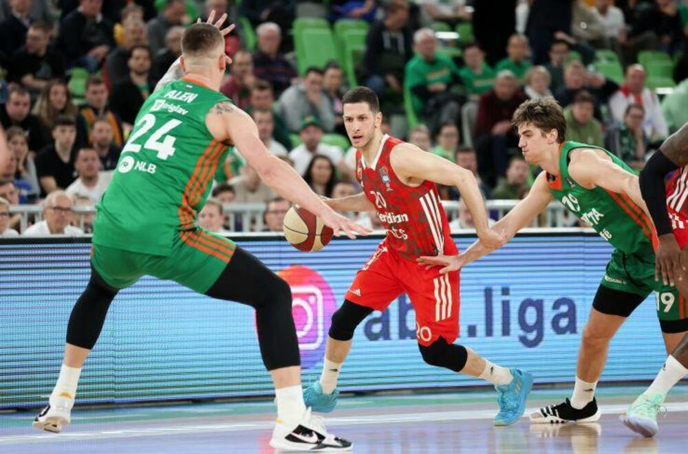 Detalj sa utakmice Cedevita Olimpije i Crvene zvezde