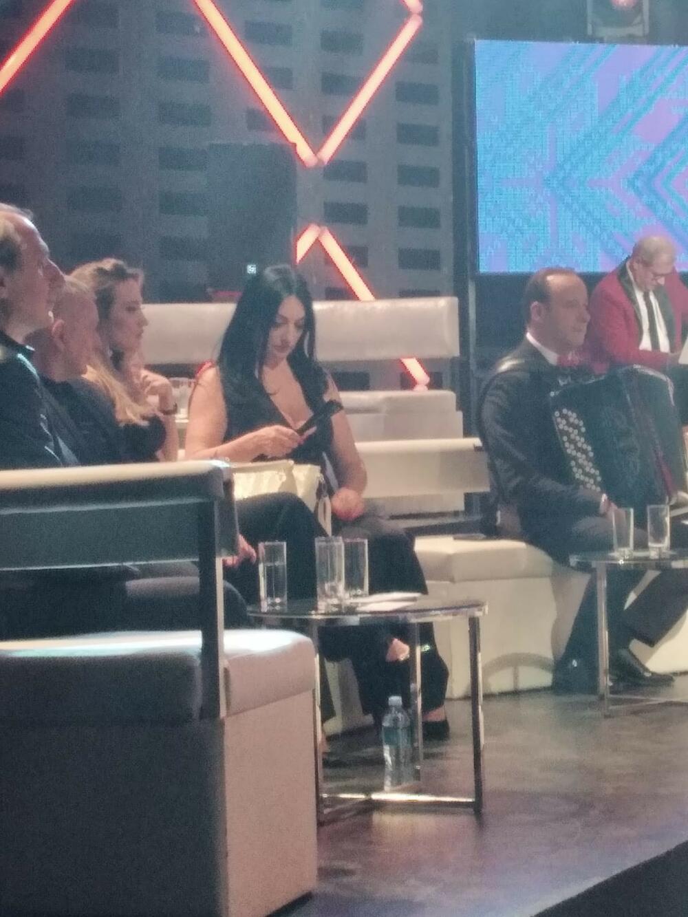 Nela Bijanić uživa tokom emisije