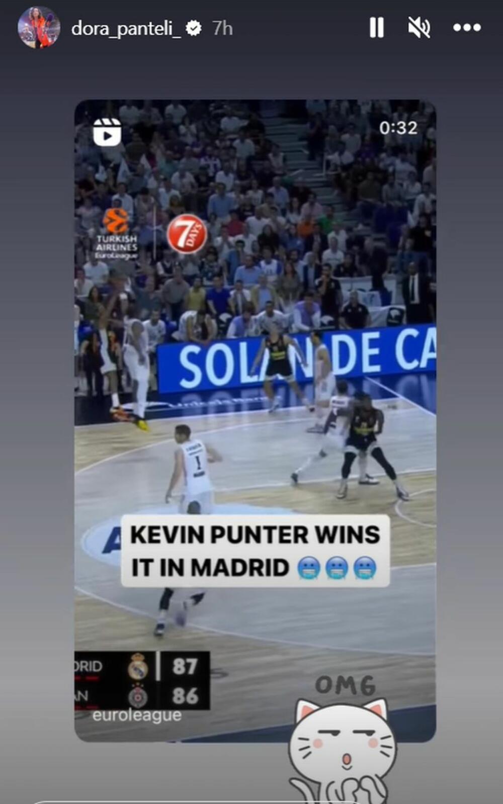 Reakcija Dore Panteli