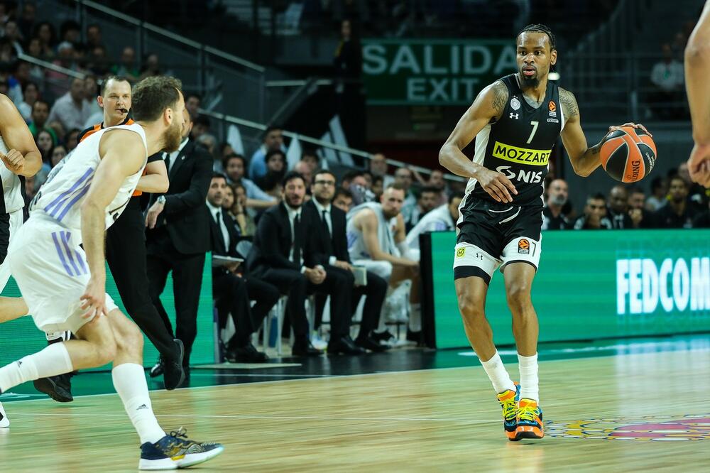 Kevin Panter na utakmici Real Madrida i Partizana