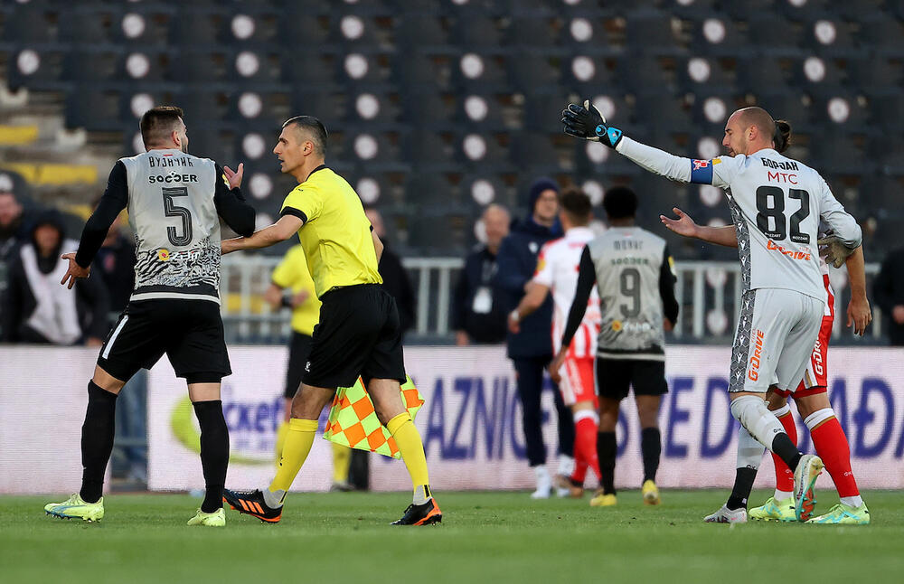 170.  večiti derbi, Večiti derbi, FK Crvena zvezda, FK Partizan, Milan Borjan, Aleksandar Dragović, Igor Vujačić