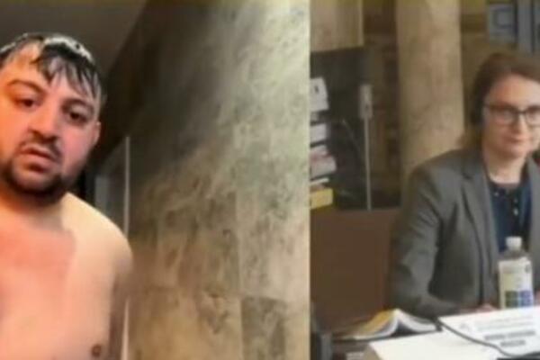 ZABORAVIO DA ISKLJUČI KAMERU, PA SE POTPUNO GO UKLJUČIO NA SASTANAK: Svi su gledali šta radi, ovo SE NE VIĐA ČESTO