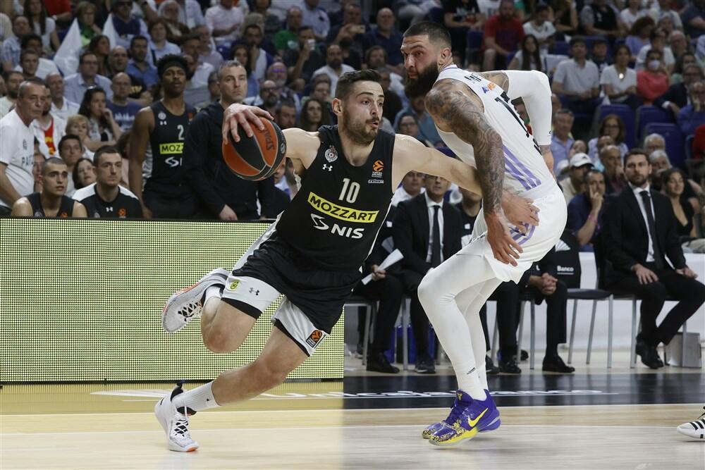 Detalj sa utakmice Real Madrida i Partizana