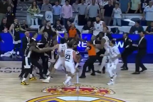 OPŠTA TUČA U MADRIDU! Panter i Ljulj ušli u KLINČ, a onda Jabusele RVAČKIM potezom bacio Egzuma na pod! (VIDEO)