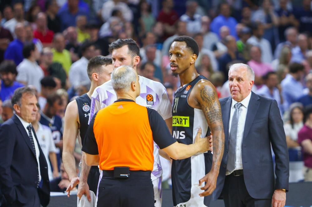 DETALJI MADRIDSKOG HAOSA: Isključen 21 igrač, Realu ostala dva, a Partizanu samo jedan košarkaš (FOTO)