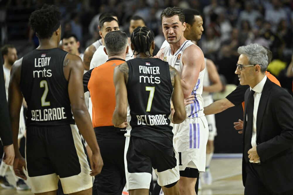 KK Real Madrid, KK Partizan, Evroliga, Kevin Panter, Mario Hezonja