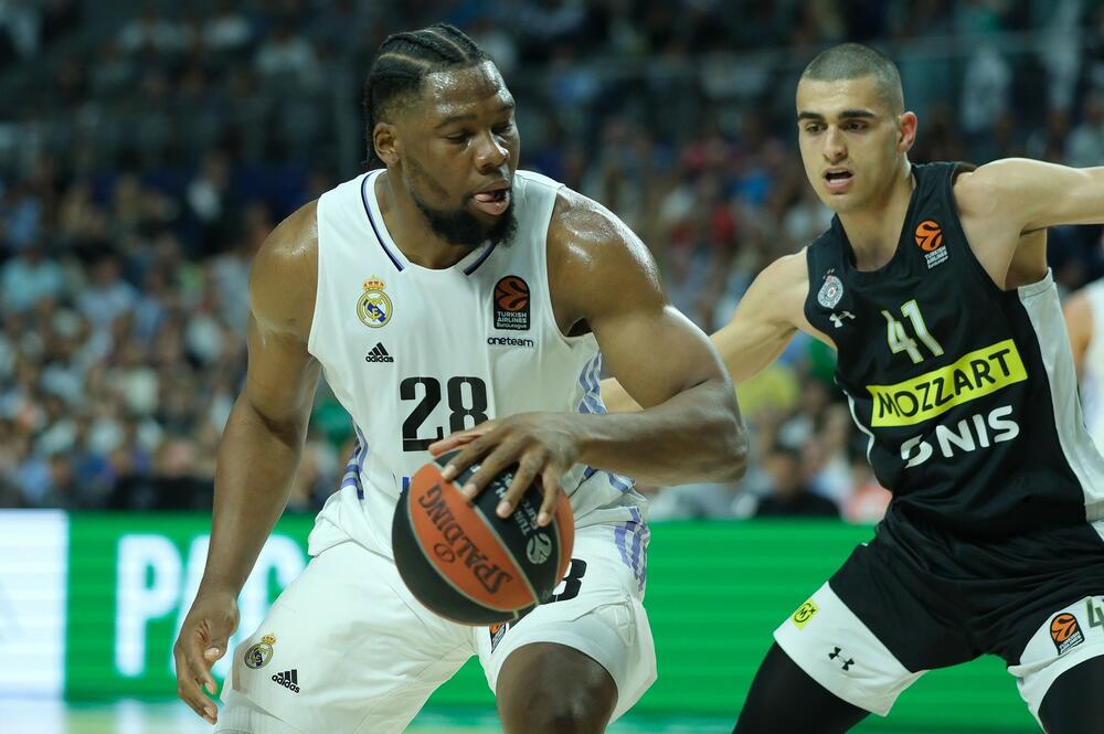 Geršon Jabusele na utakmici Real Madrida i Partizana