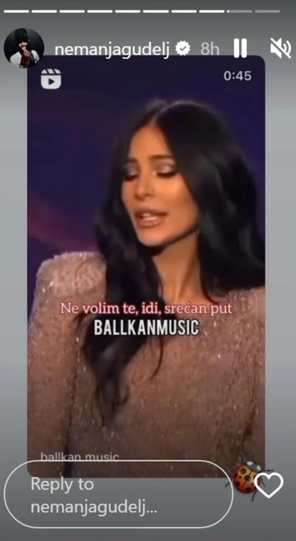  Nemanja Anastasiju zove 'Bubo'