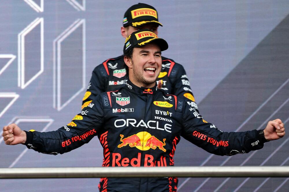 PERES NAJBOLJI U BAKUU! Serhio trijumfovao na Velikoj nagradi Azerbejdžana ispred Ferstapena (VIDEO/FOTO)