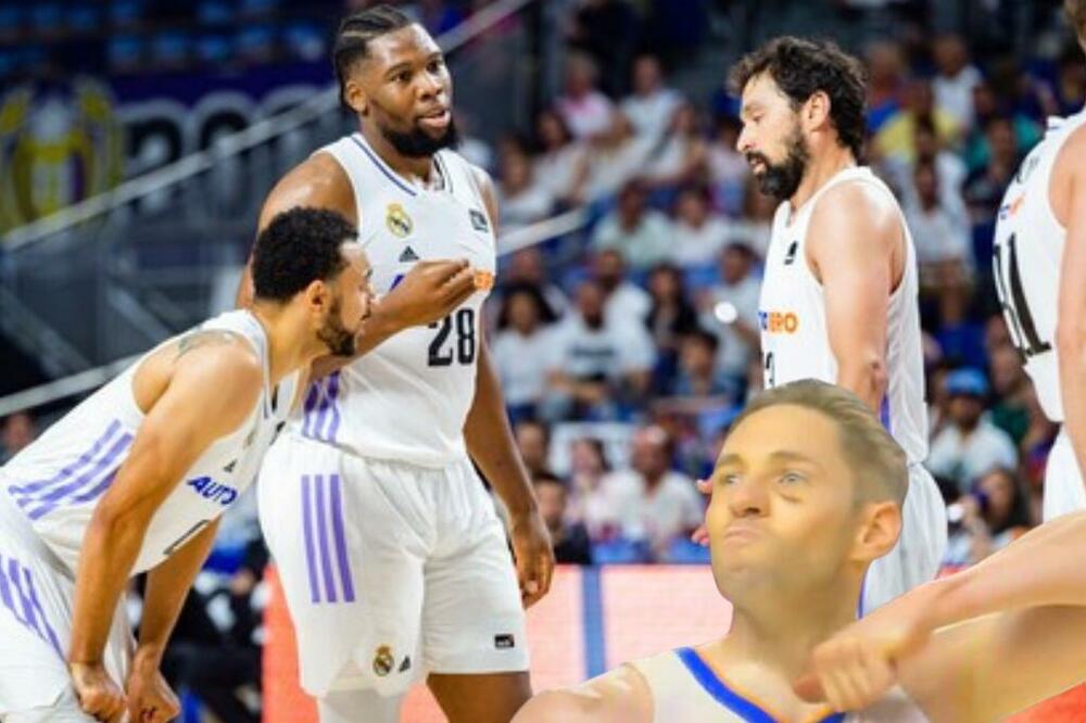 SVE BRUKE KOŠARKAŠA REALA: Ljulj pokazivao SREDNJI PRST, Jabusele MEĐUNOŽJE, Kozer 'REZAO VRAT'... (FOTO/VIDEO)