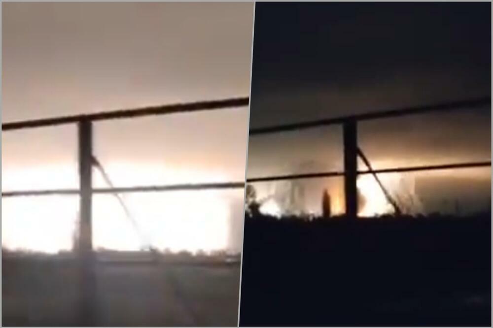 STRAVIČAN SNIMAK IZ PAVLOGRADA: Detonacija za detonacijom, objavljen snimak RUSKOG RAKETNOG napada! (VIDEO)