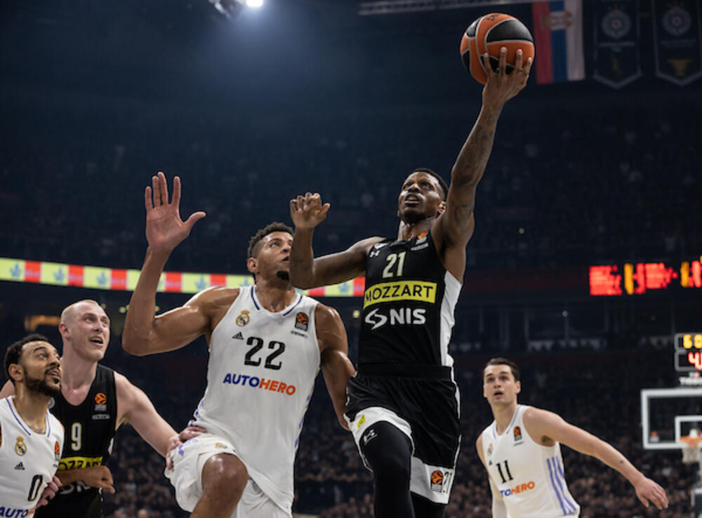 Detalj sa utakmice Partizana i Real Madrida