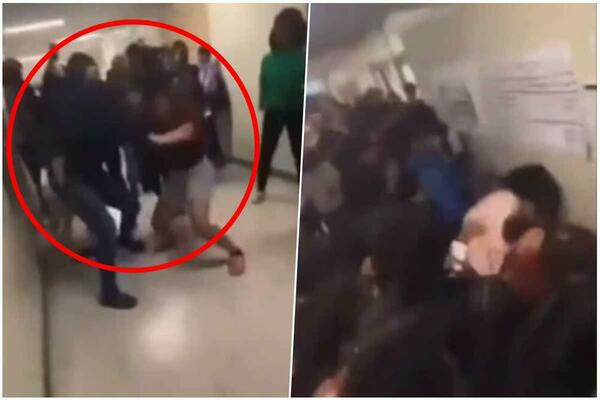 UČENICI BRUTALNO PRETUKLI POMOĆNICU DIREKTORA ŠKOLE: Jedva ih odvojili od NESREĆNE ŽENE, isplivao SNIMAK (VIDEO)