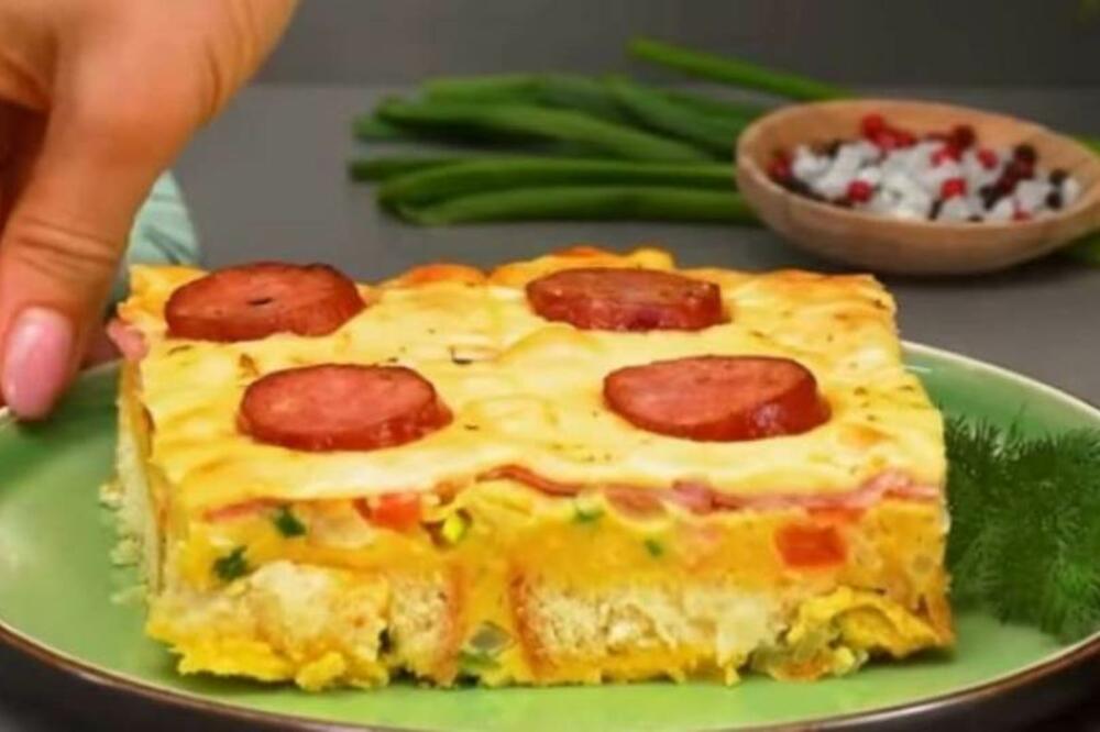 SOČNA PICA OD BAJATOG HLEBA: Gotova za svega par minuta, za nju su vam potrebni JEFTINI SASTOJCI (RECEPT)