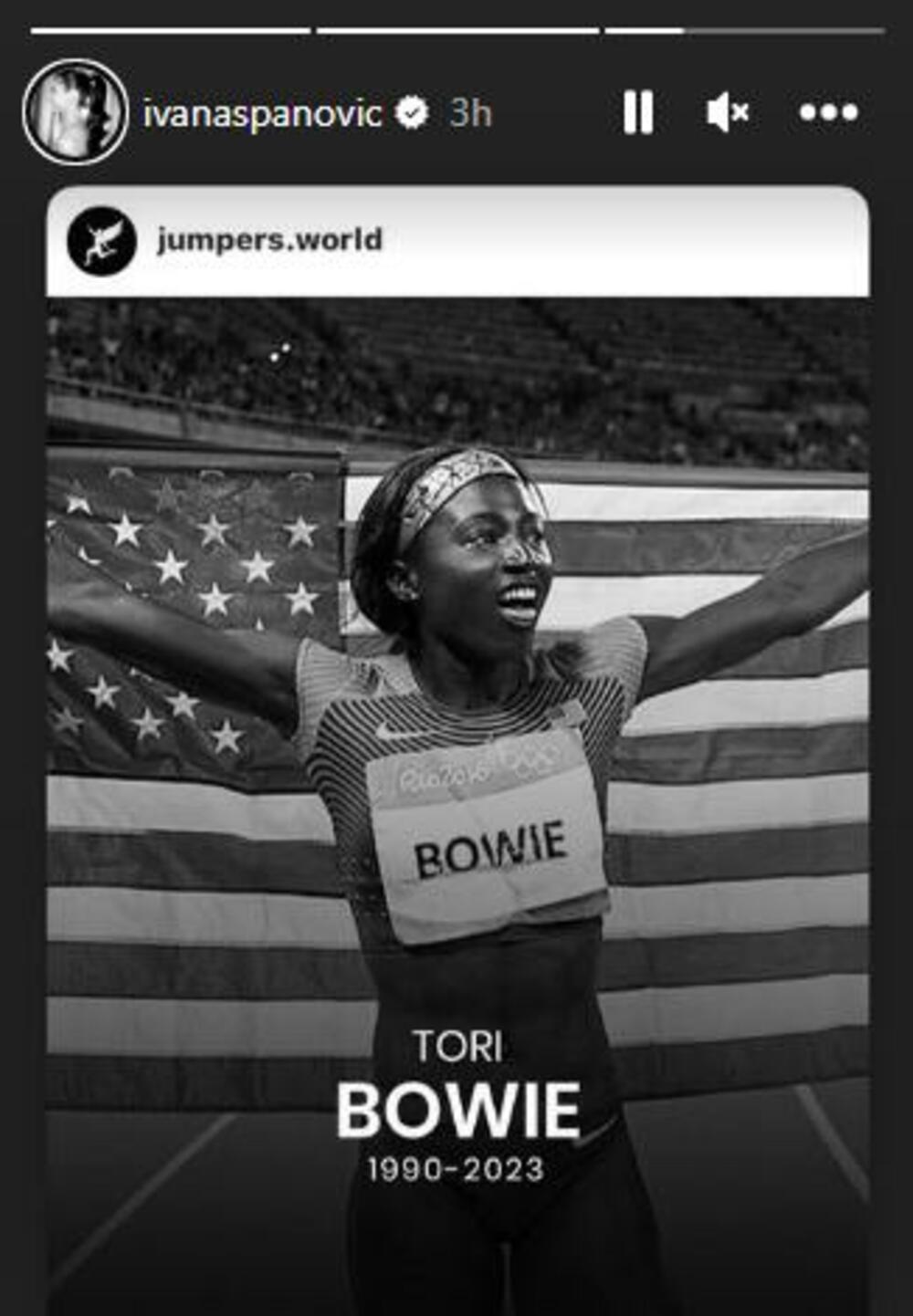 Objava Ivane Španović