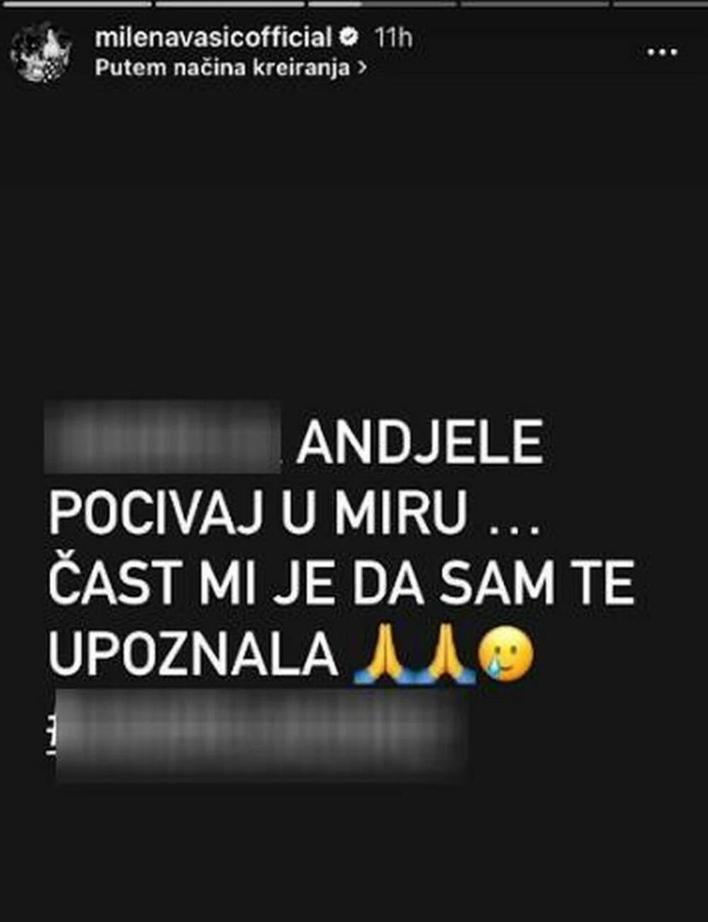 Oprostila se od dečaka