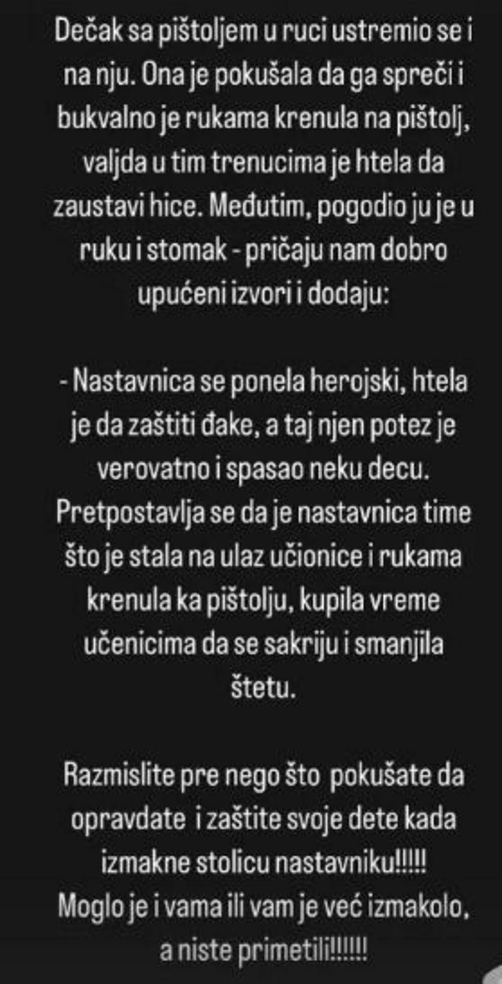 Katićka je juče emotivnom porukom sve rasplakala