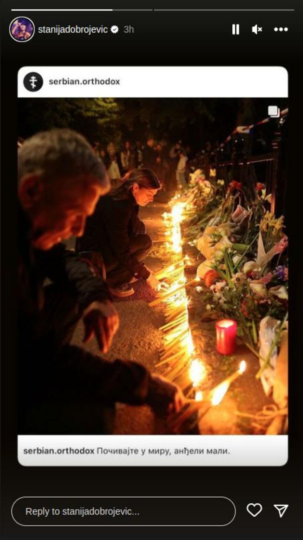 Objava Stanije Dobrojević