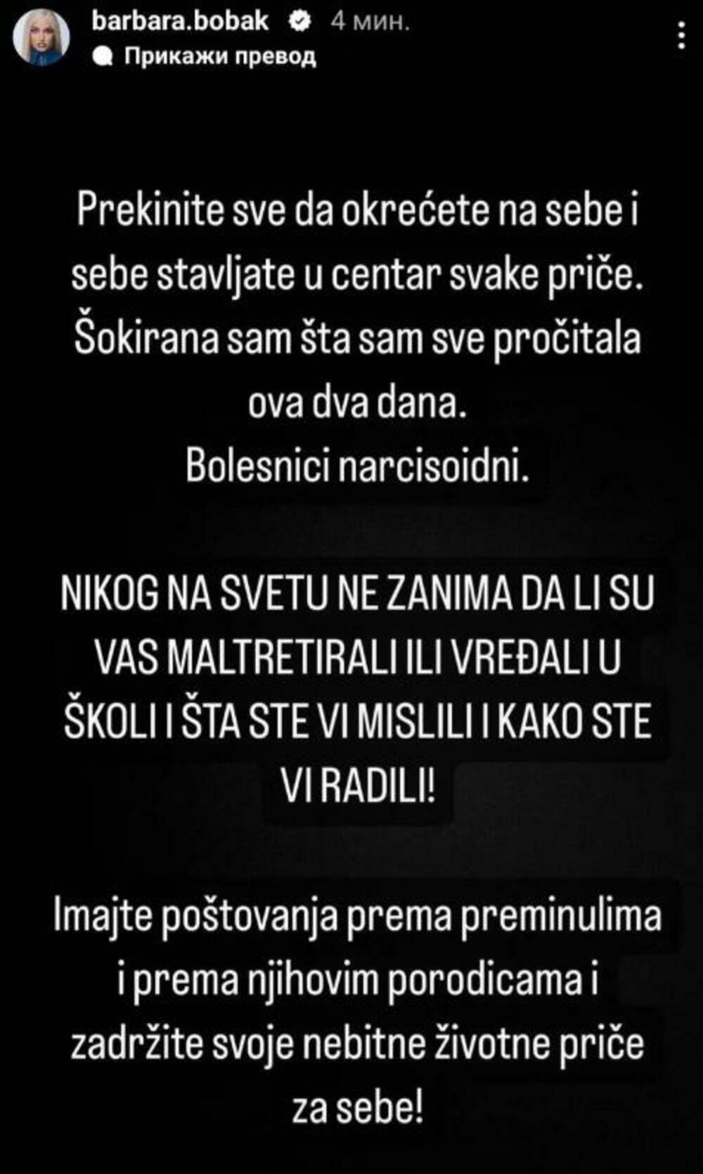 Žestoko je oplela po kolegama