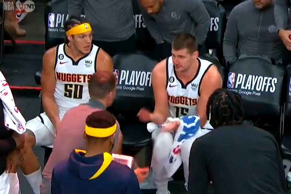 JOKIĆ IMA GLAVNU REČ: Ljut kao ris održao bukvicu saigračima tokom tajm-auta! (VIDEO)