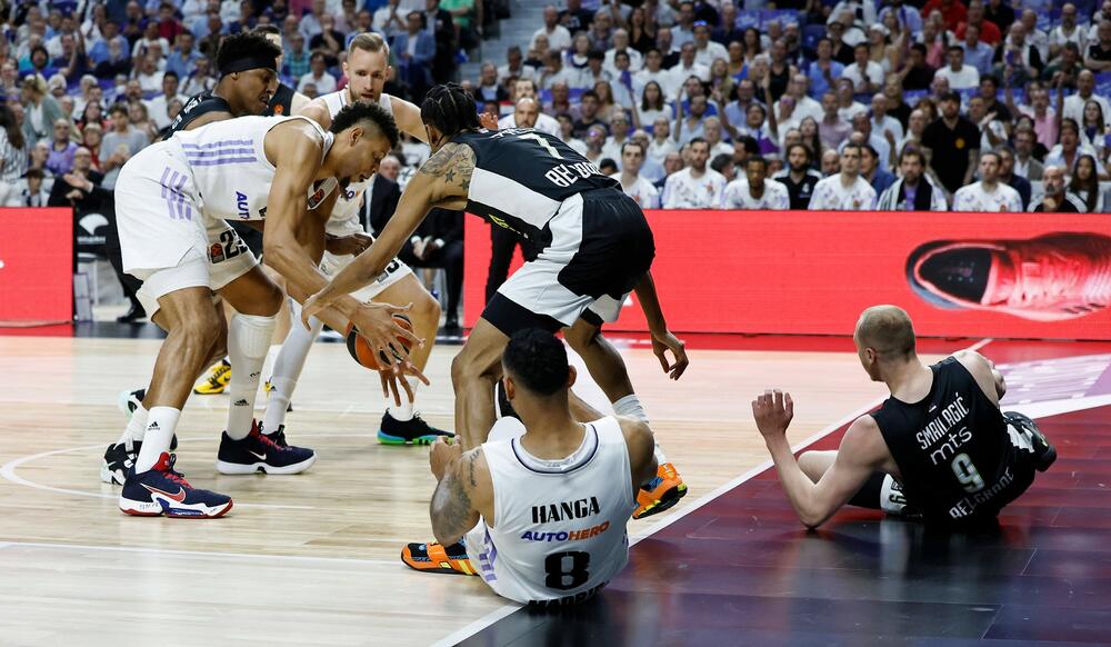 Detalj sa utakmice Real Madrida i Partizana