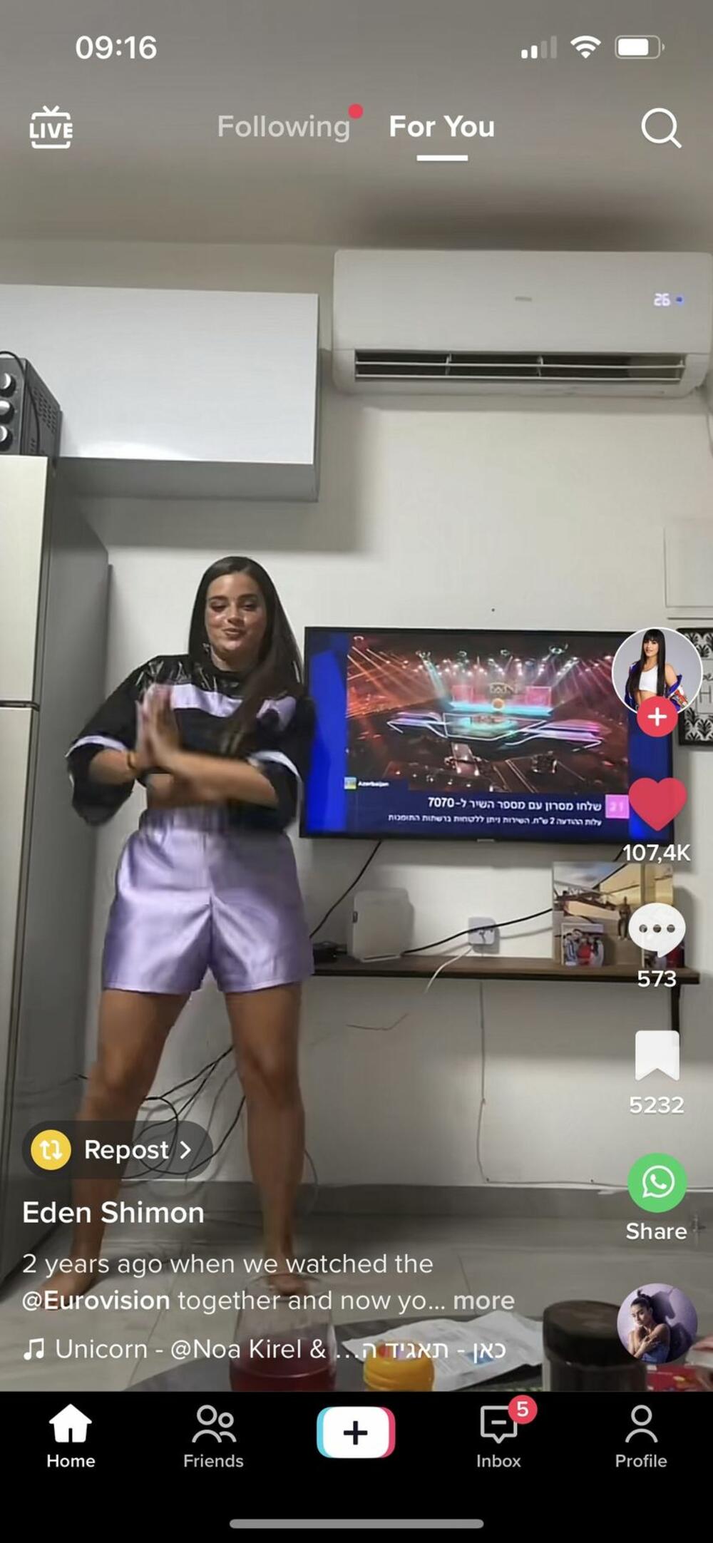 Predstavnica Izraela na Evroviziji