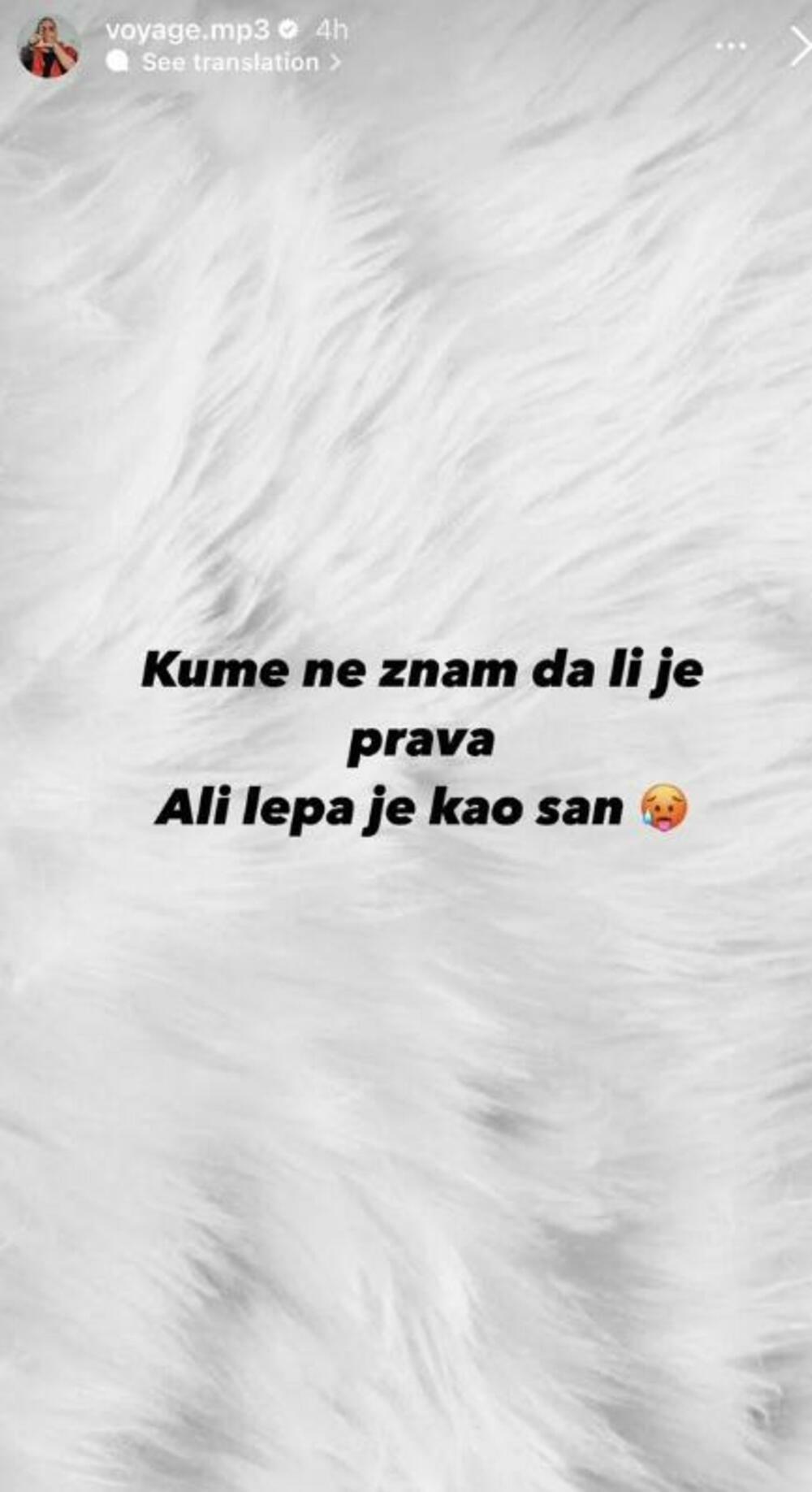 Objava Mihajla Veruovića Vojaža