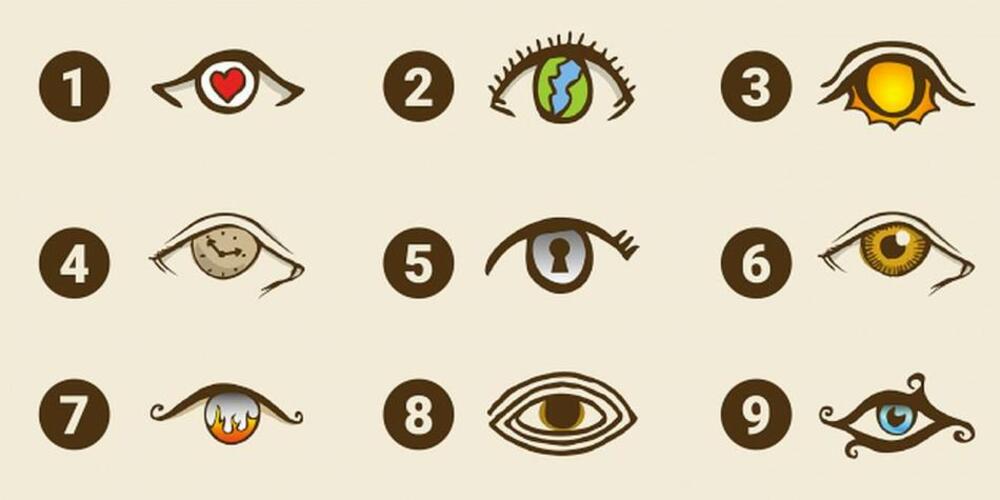 Odaberite jedno oko sa slike