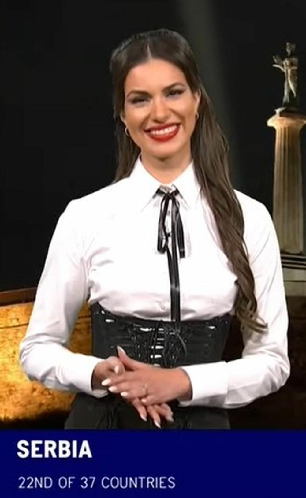 Stajling Dragane Kosjerine na sinoćnoj Evroviziji