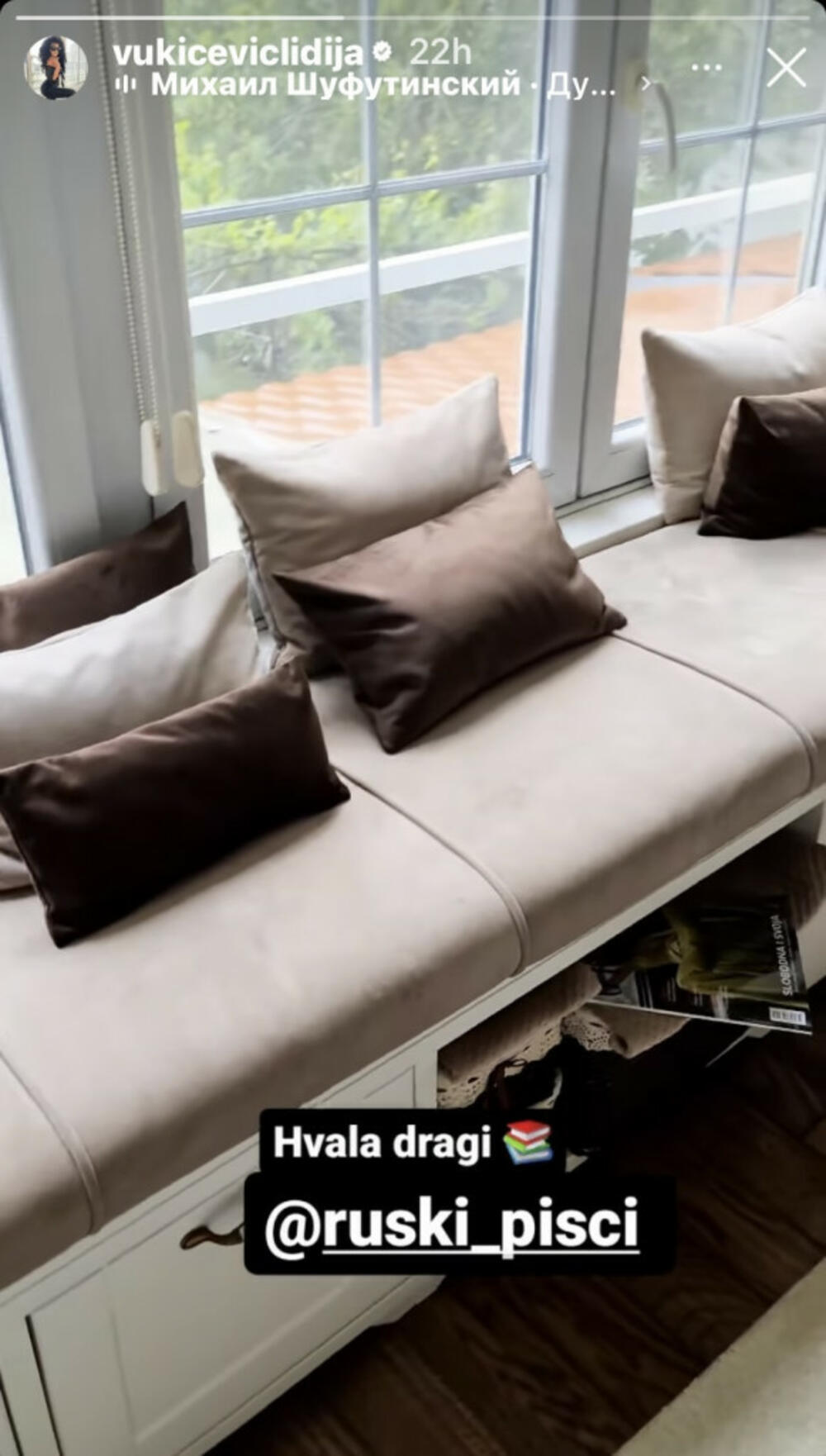 Naime, nekada pink zelene jastuke zamenila je onima u boji čokolade.